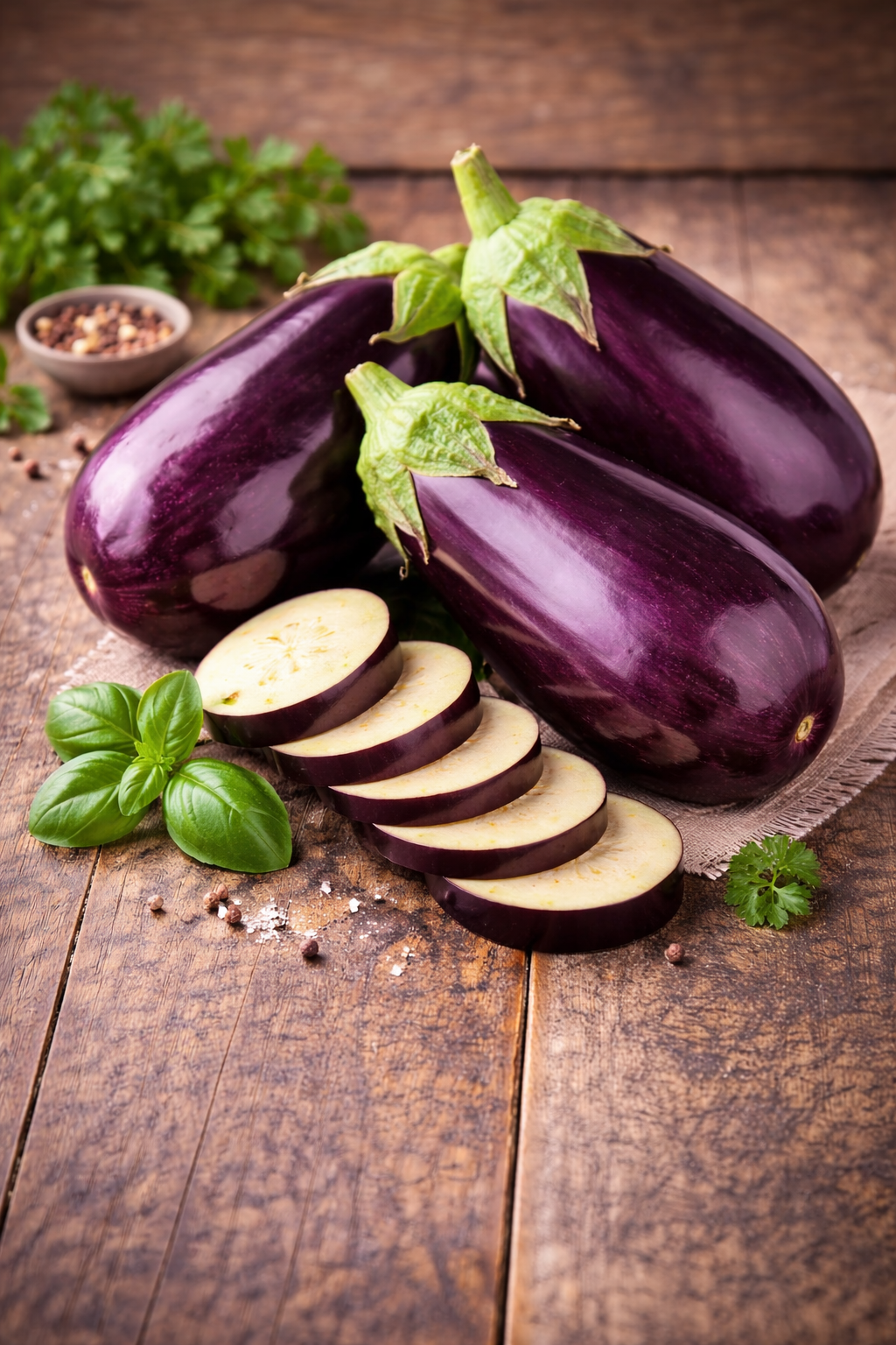 Aubergines violette