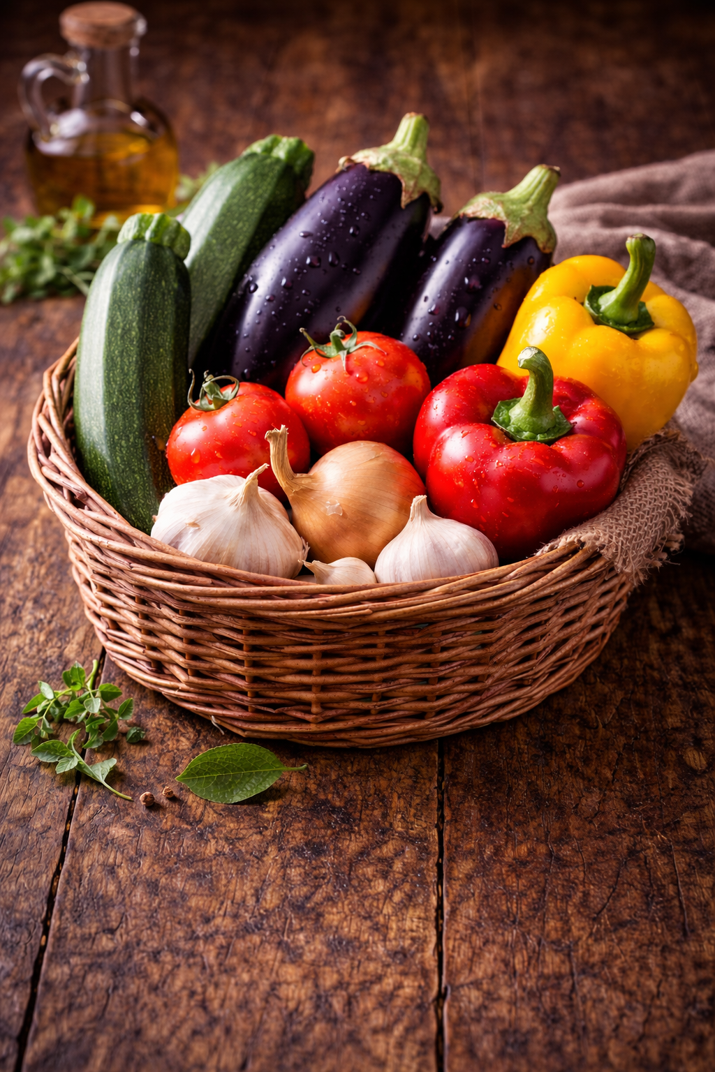 Panier Ratatouille - légumes frais