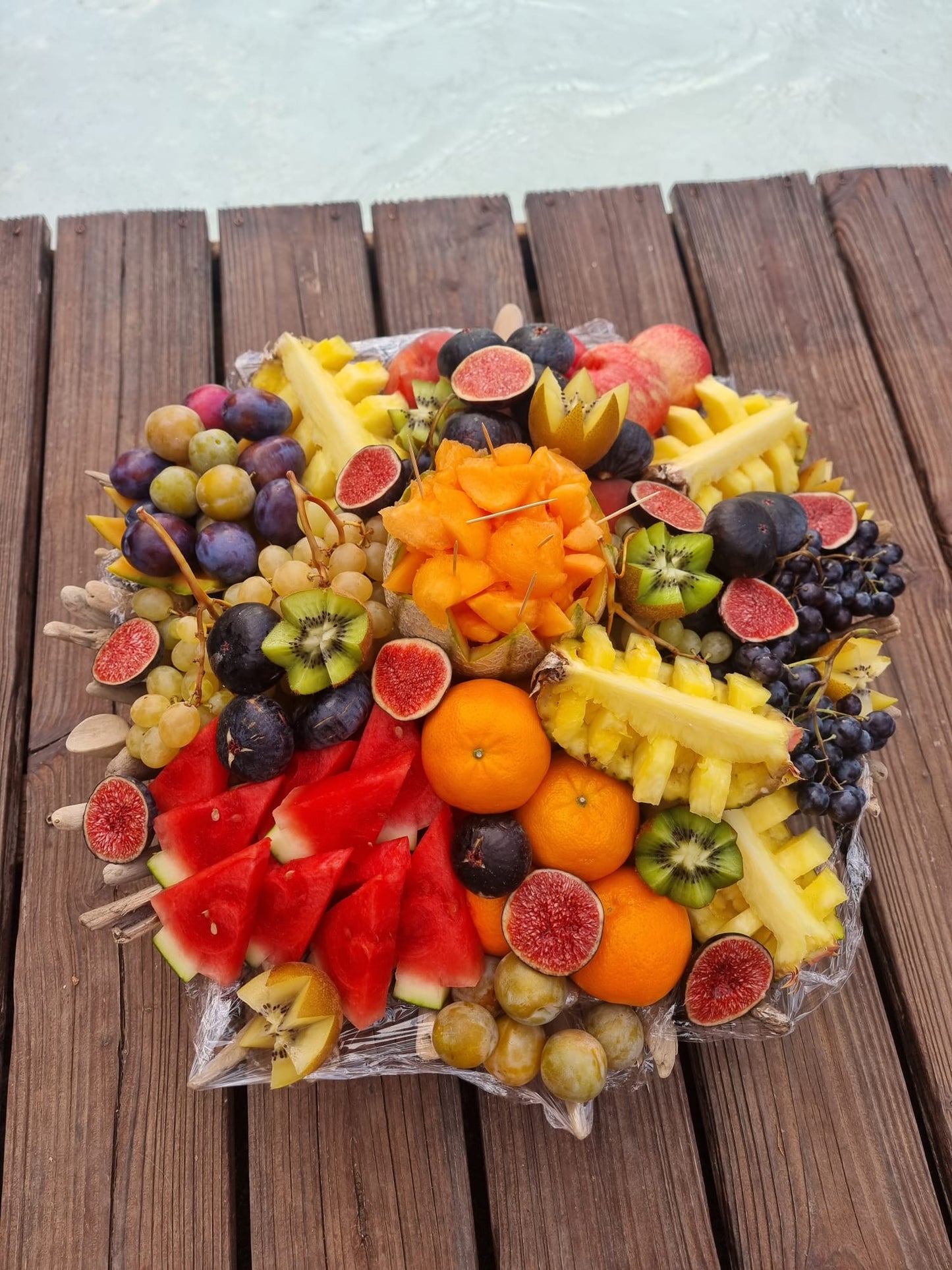 Corbeille fruits frais sur mesure