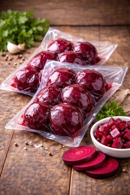 Betteraves rouges cuites - sous vide (500g)