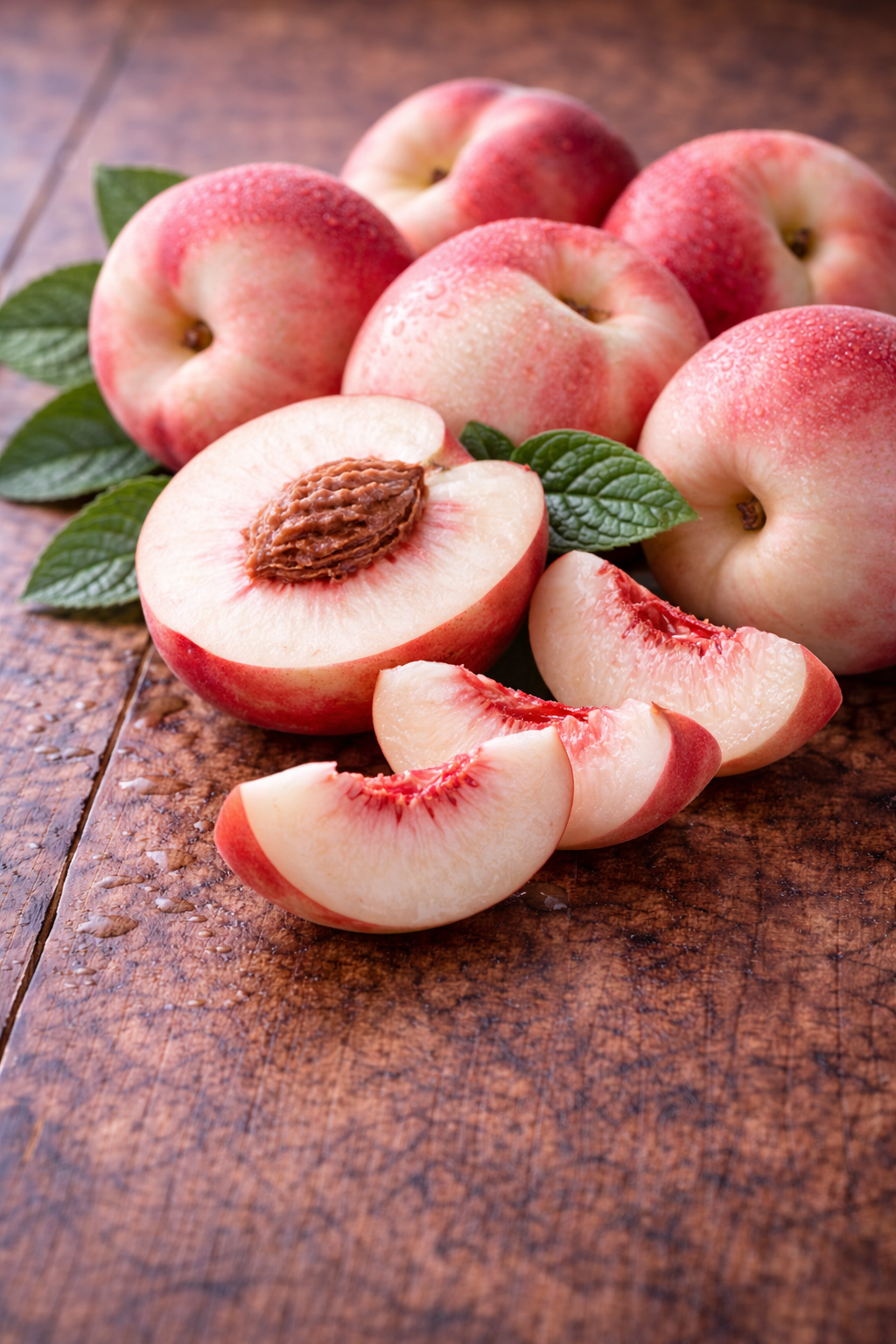 Nectarines blanches