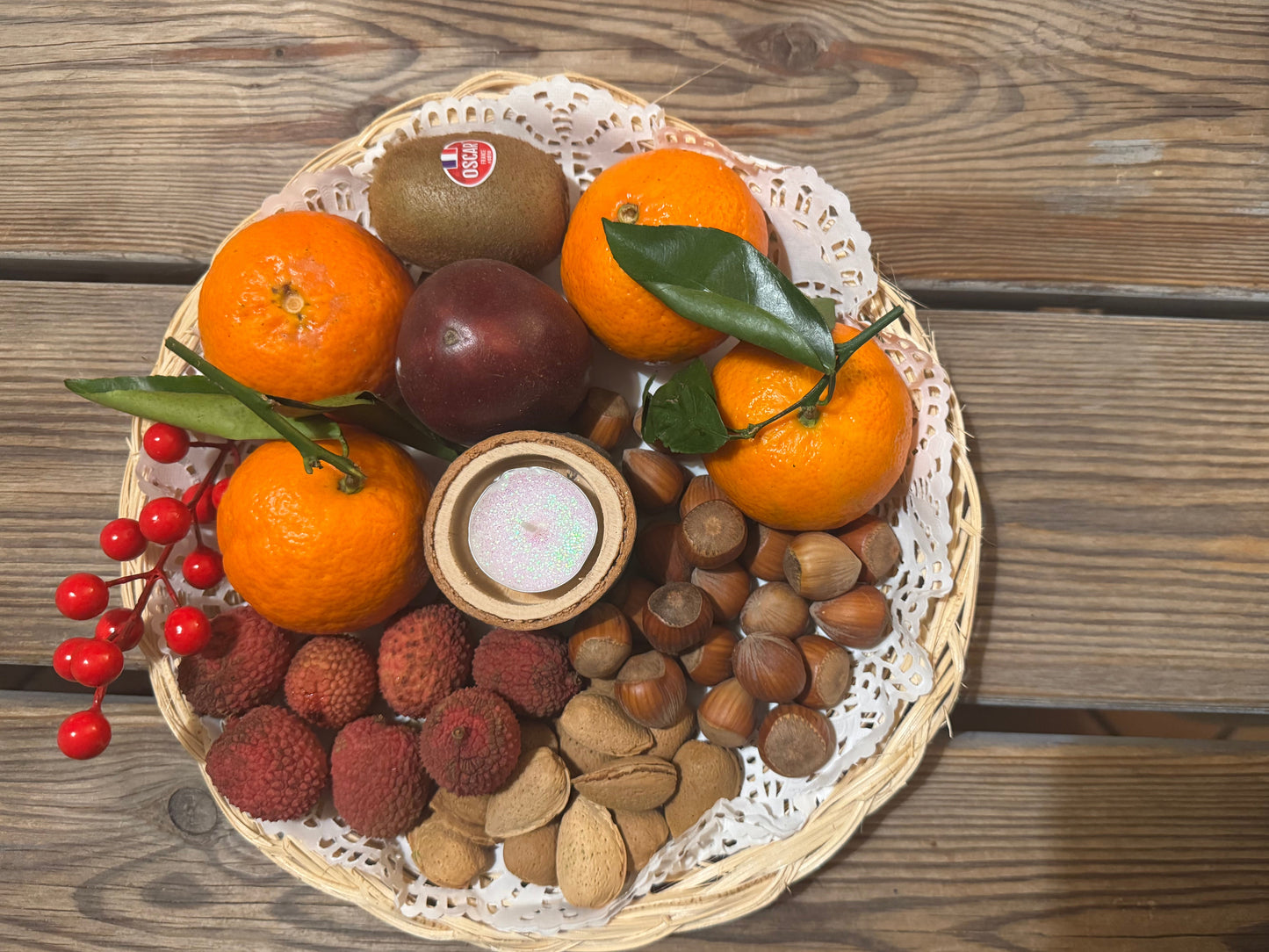 Assiette de fruits sec