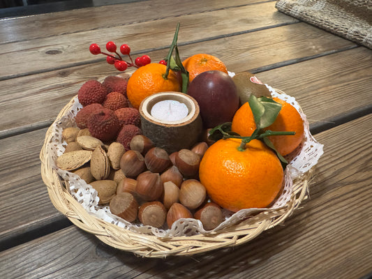 Assiette de fruits sec